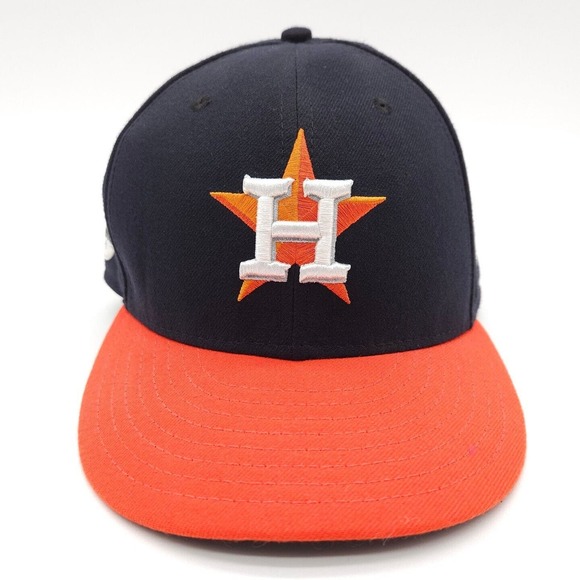 Houston Astros New Era 59Fifty Hat 2017 World Series Champion Size 7 3/8 Cap USA - Picture 2 of 8